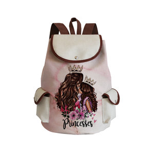Bolsa con cordón informal con estampado de dibujos animados de <span class=keywords><strong>Super</strong></span> Mama, bolsa de libros portátil para mamá diaria con patrón personalizado para uso en el gimnasio por mujeres y adolescentes - Product Image 4