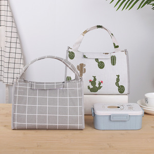 Sac à lunch isotherme Chuangde en aluminium épais avec motif cactus pour étudiants - Product Image 4