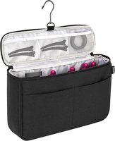 Sac de rangement de voyage compatible avec Dyson Airwrap Styler Sac de voyage portable pour bigoudi et fixation avec multi-poches