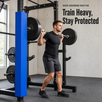 Protection personnalisée en mousse pour poteaux en I, amortissante et sécuritaire, pour rack de musculation, vente en gros, OEM, marque privée