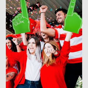 Cheer up doigts en mousse pour le sport numéro 1 Cheer on Cheerleading accessoires main doigt gants sport Cheer Fan doigt - Product Image 1