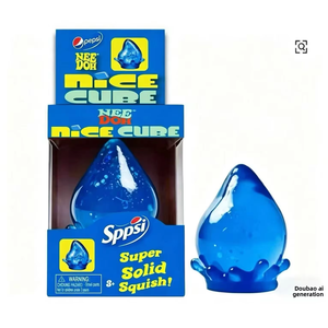 Jouet anti-stress en silicone super doux en forme de goutte d'eau, jouet de décompression à récupération lente, jouet anti-stress - Product Image 5