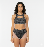 2025 femmes serpent imprimé tissu croix sangle Dancewear ensemble sport soutien-gorge taille haute bas danse porter Yoga fabricant propre étiquette