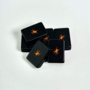 Halloween Themed Luxury Mahjong Set with Folding Metal Legs <b>Plastic</b> Mahjong <b>Tiles</b> for 4 Players in Stock Clearance - Product Image 3