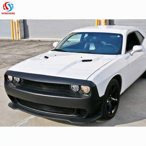 Lame avant noire texturée en PP pour Dodge <span class=keywords><strong>Challenger</strong></span> Hellcat 2015-2023 – Spoiler de pare-chocs performance - Product Image 3