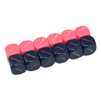 Dés de jeu pour adultes mixtes en gros Dés de sexe pour couples Dés lumineux à 6 faces pour hommes et femmes adultes Jeux pour gays