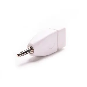 Fabrik Großhandels preis 3,5mm Stecker Aux Audio Stecker Buchse zu USB 2.0 Buchse Konverter Adapter Auto Mp3 Player Konverter