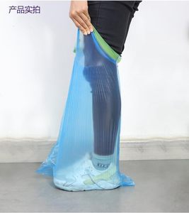 ถุงขยะ PE แบบมีเชือกผูก ไม่ทำให้ตาเป็นน้ำ ใช้แล้วทิ้งและรีไซเคิลได้ ไม่มีกลิ่น ปรับแต่งขนาดและพิมพ์ลายได้ ใช้งานได้หลากหลายสำหรับใช้ในบ้าน - Product Image 2