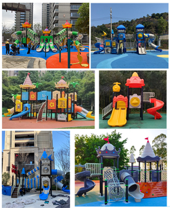 <span class=keywords><strong>Grand</strong></span> château filature tuyau toboggans parc extérieur équipement de jeux divertissement scolaire ensembles de jeux pour enfants - Product Image 6
