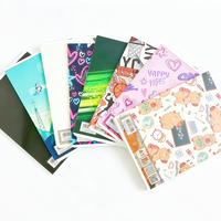 Carnet A5 personnalisable à couverture souple, reliure piquée, papier premium, pour bureau, école, vente en gros, cahier d'exercices