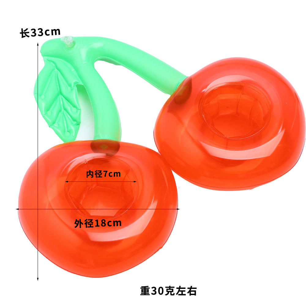 Posavasos de cerezas con doble boca