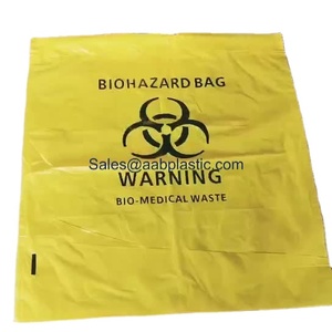 Conception personnalisée déchets médicaux sac à ordures sac en plastique pour fournisseurs médicaux hdpe sacs à déchets - Product Image 1