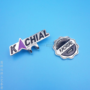 Kachial Metal Golf Hat Clip With Magnetic <b>Ball</b> Marker <b>Bright</b> Nickel Sporty Design For Adults Four Seasons Use - Product Image 1