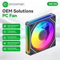 Ventilador de Refrigeración NK120 de 6 Pines, 120 mm, RGB Blanco, con Rodamiento Fluido, 45 CFM, 20 dBA, Silencioso, 1200 RPM, 12 V CC, para Computadoras de Juego, Proveedor OEM al por Mayor
