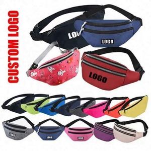 Sac banane personnalisé de haute qualité, cadeau promotionnel, motif brodé, fermeture éclair, fabriqué en polyester durable avec impression de logo - Product Image 2