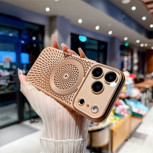 เคสโทรศัพท์กันกระแทกแบบแม่เหล็ก วัสดุ PC สำหรับ iPhone 16 15 14 13 12 Plus, เคสระบายความร้อนสำหรับ iPhone 17 Pro Max - Product Image 6