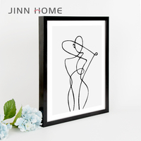 Bingkai Foto A4 Modern Elegan dengan Mat atau Tanpa Mat Bingkai Kolase Bingkai Poster Dinding