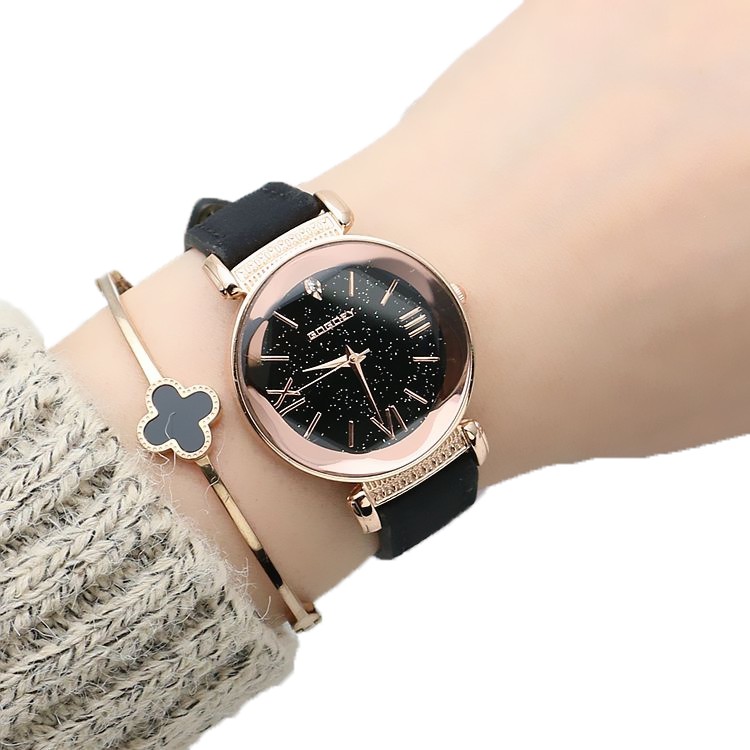 Gogoey 2019 AliExpress Vencedor Senhora Assista Nova Moda Rose Gold Relógio De Couro Mulheres Senhoras Vestido De Quartzo Relógios De Pulso Reloj Mujer