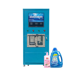 Distributeur automatique de liquides YISO 24H sans surveillance, distributeur automatique de détergent avec écran tactile de 7 pouces et boîte publicitaire en option - Product Image 1