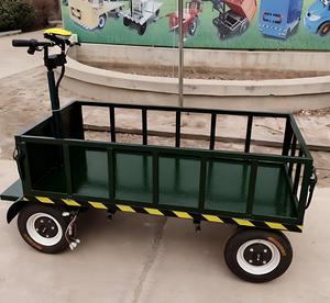 Hete Aanbieding Elektrische Vrachtwagen Elektrische Platformkar 1000kg Accu-aangedreven OEM Aanpasbaar voor Goederenvervoer - Product Image 4