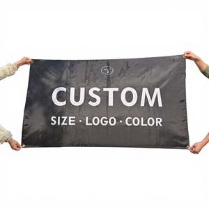 Bandera Deportiva Personalizada con Logotipo Impreso Digital, Resistente al Agua, Ecológica, 100% Poliéster, para Eventos y Exposiciones - Product Image 1