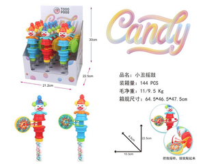 Payaso bate el tambor fabricante de dulces divertidos juguetes de dulces novedad <span class=keywords><strong>juego</strong></span> de plástico para niños y niñas juguetes de caramelo niños - Product Image 3