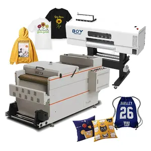 Impresión de camisetas por transferencia térmica, película de vinilo para mascotas, proveedor de máquina de chorro de tinta blanca, 60cm, impresora Digital de inyección de tinta DTF