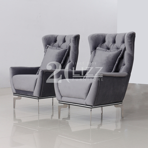Chesterfield Furniture <strong>Grey</strong> 7 Seater Couch Velvet Fabric 3+2+1+1 Sofa <strong>Loveseat</strong> and Chair - Product Image 5