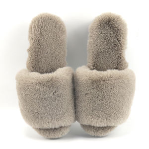 Delle donne Imitato Pelliccia di Coniglio di Gomma Piuma di Memoria Carino Confortevole Appartamento Scivolo Sandali Accoglienti Scarpe Da <span class=keywords><strong>Casa</strong></span> di Pelliccia <span class=keywords><strong>Pantofole</strong></span> <span class=keywords><strong>per</strong></span> le luci di Via - Product Image 6