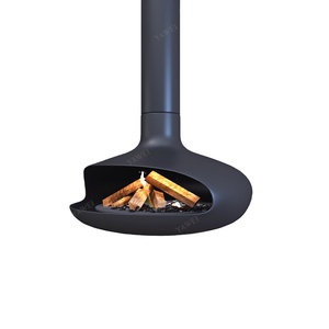 OEM ODM モダンな吊り下げ式薪ストーブ リビングルーム＆ホテル 室内インテリア用 - Product Image 1