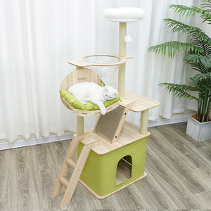 Hebei Yueshang New Arrived Space <strong>Bed</strong> Capsule <strong>Cat</strong> Tree Modern Luxury <strong>Cat</strong> Delivery Room <strong>Scratching</strong> <strong>Post</strong> for <strong>Cats</strong> - Product Image 6