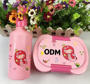 Fiambrera Bento de mantenimiento fresco de fruta bonita de dibujos animados caja dividida sellada de plástico caja Bento <span class=keywords><strong>para</strong></span> microondas <span class=keywords><strong>para</strong></span> niños - Product Image 3