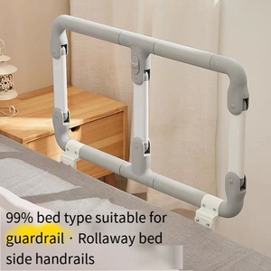 Modern Plastic Single Border Bedside Rail Rollaway Guardrail Flapper for Kitchen Bedroom Dining Bathroom Fall Prevention - Product Image 2