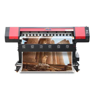 La migliore macchina da stampa per striscioni macchina da stampa digitale per pannelli in Pvc acrilico Poster Canvas Vinyl Banner Printing Machine Price