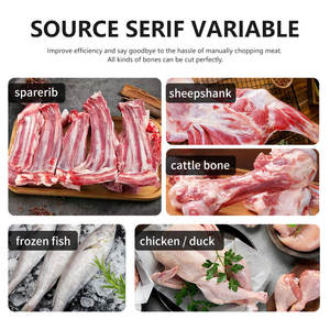 Nueva Sierra para Huesos Comercial Xibao - Uso en Carnicerías, Corta Huesos de Res y Cordero Congelados con Alto Rendimiento, 110/220/240V, 2 Años de Garantía, 1 Tonelada - Product Image 5