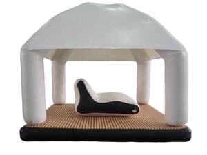 Plateforme flottante gonflable <span class=keywords><strong>de</strong></span> luxe pour adultes avec tente, pub flottant, <span class=keywords><strong>quai</strong></span> pour sports nautiques et loisirs - Product Image 2