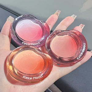 Kekemood Nouvelle Palette Cosmétique 2024 de 6 Couleurs Pêche Éclatante, Fard à Joues et Enlumineur Effet Pêche, Teinte Purpleno Blooming - Product Image 1