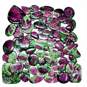 Piedra Preciosa de Zoisita Rubí, Pieza Seleccionada Única y Surtida, Joyería Perfecta, Piedra Natural Auténtica, Cabujón Certificado, Tamaño Personalizable - Product Image 1