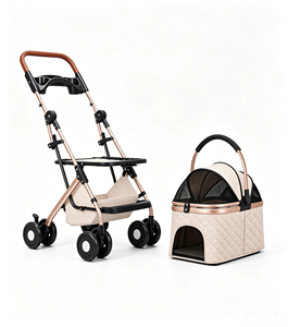 <span class=keywords><strong>Poussette</strong></span> de luxe 2-en-1 <span class=keywords><strong>pour</strong></span> animaux de compagnie, chariot détachable <span class=keywords><strong>pour</strong></span> <span class=keywords><strong>chien</strong></span>, <span class=keywords><strong>poussette</strong></span> <span class=keywords><strong>pour</strong></span> chat, pliage en 3 secondes, cadre en aluminium 20 kg, vente en gros <span class=keywords><strong>pour</strong></span> le voyage - Product Image 1
