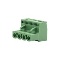 Bornier PCB 5.0mm 5.08mm vert 2-244 broches insérer siège enfichable connecteur de bornier à vis enfichable