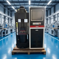 Máquina de Ensayo de Compresión de Concreto con Servoaccionamiento Hidráulico de 2000 kN, Equipo Automático para Pruebas de Resistencia a la Compresión de Cubos y Cilindros de Concreto