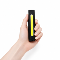 Lampe d'inspection magnétique pliable rechargeable COB, lampe de travail de poche mince, outil de réparation, signal rouge jaune vert