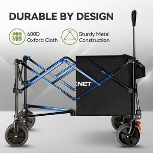 Factory Sell Heavy Duty Foldable <strong>Beach</strong> Utility Collapsible Folding <strong>Wagon</strong> Camping Cart - Product Image 2