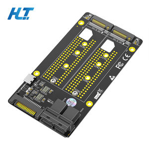 Adattatore Dual <span class=keywords><strong>M</strong></span>.2 NVMe SSD a SFF8643 con supporto PCB per <span class=keywords><strong>M</strong></span>-Key 2230-2280mm per espansione di archiviazione desktop e server/data center - Product Image 1