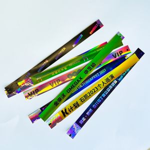 Olaylar için özelleştirilmiş holografik bileklik kimlik plastik holografik yansıtıcı kimlik bilekliği - Product Image 2