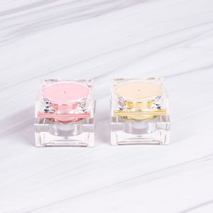 3g روز الذهب العناية بالبشرة جرة كريم الوجه منخفضة موك مخصص فارغة صغيرة الذهبي مربع البلاستيك جرة - Product Image 5