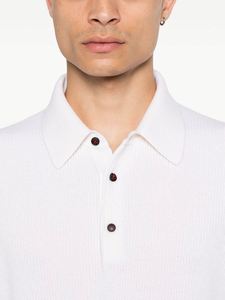 Suéter de polo de punto para hombre personalizado con cuello y mangas largas, suéter de punto para hombre de color sólido - Product Image 3