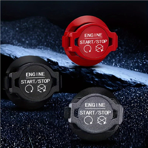 ฝาครอบปุ่มสตาร์ทเครื่องยนต์แบบหมุนได้ ปรับแต่งได้ตามต้องการ ขายส่ง พร้อมสติ๊กเกอร์ติดรถยนต์ - Product Image 5