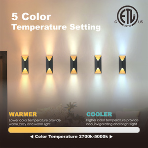 Lampes extérieures modernes noires mates pour patio, <span class=keywords><strong>porte</strong></span> <span class=keywords><strong>d</strong></span>'<span class=keywords><strong>entrée</strong></span>, luminaires muraux extérieurs, lanternes murales étanches - Product Image 5