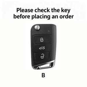 Housse de clé de voiture Volkswagen en TPU, Sagitar Tiguan L Bora Polo Tayron Lavida Lamando Golf <span class=keywords><strong>T</strong></span>-<span class=keywords><strong>Roc</strong></span> TACQUA Tharu - Product Image 2